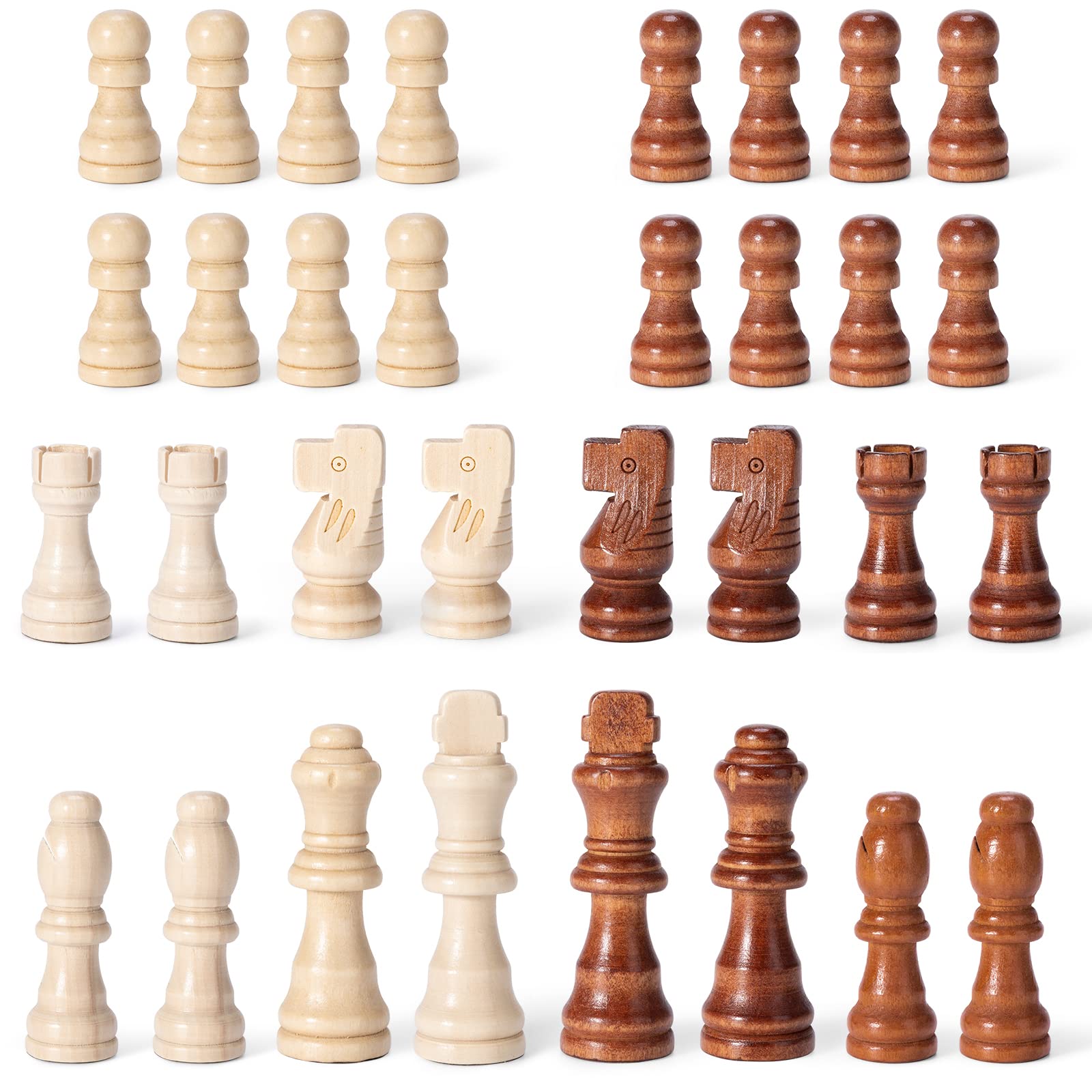 Amazon | 15 Inch Wooden Magnetic Chess Sets (2 in 1) - Great
